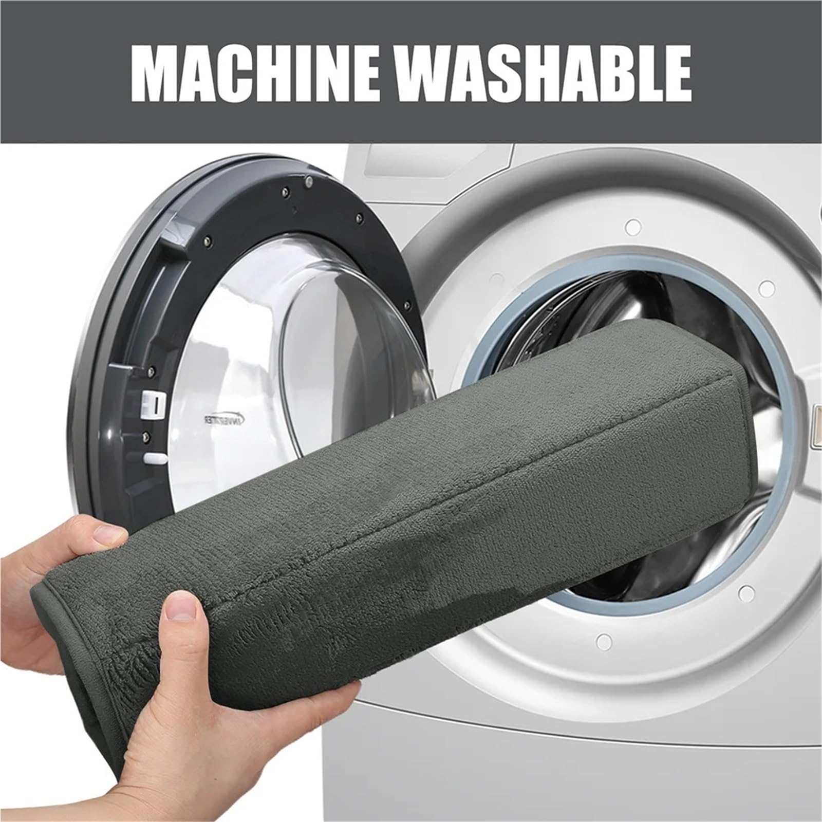 Memory Foam Badteppich 3er Set, rutschfest Rechteckig & U-Form Weich & Saugfähig WC Vorleger Dunkelblau Badzubehör
