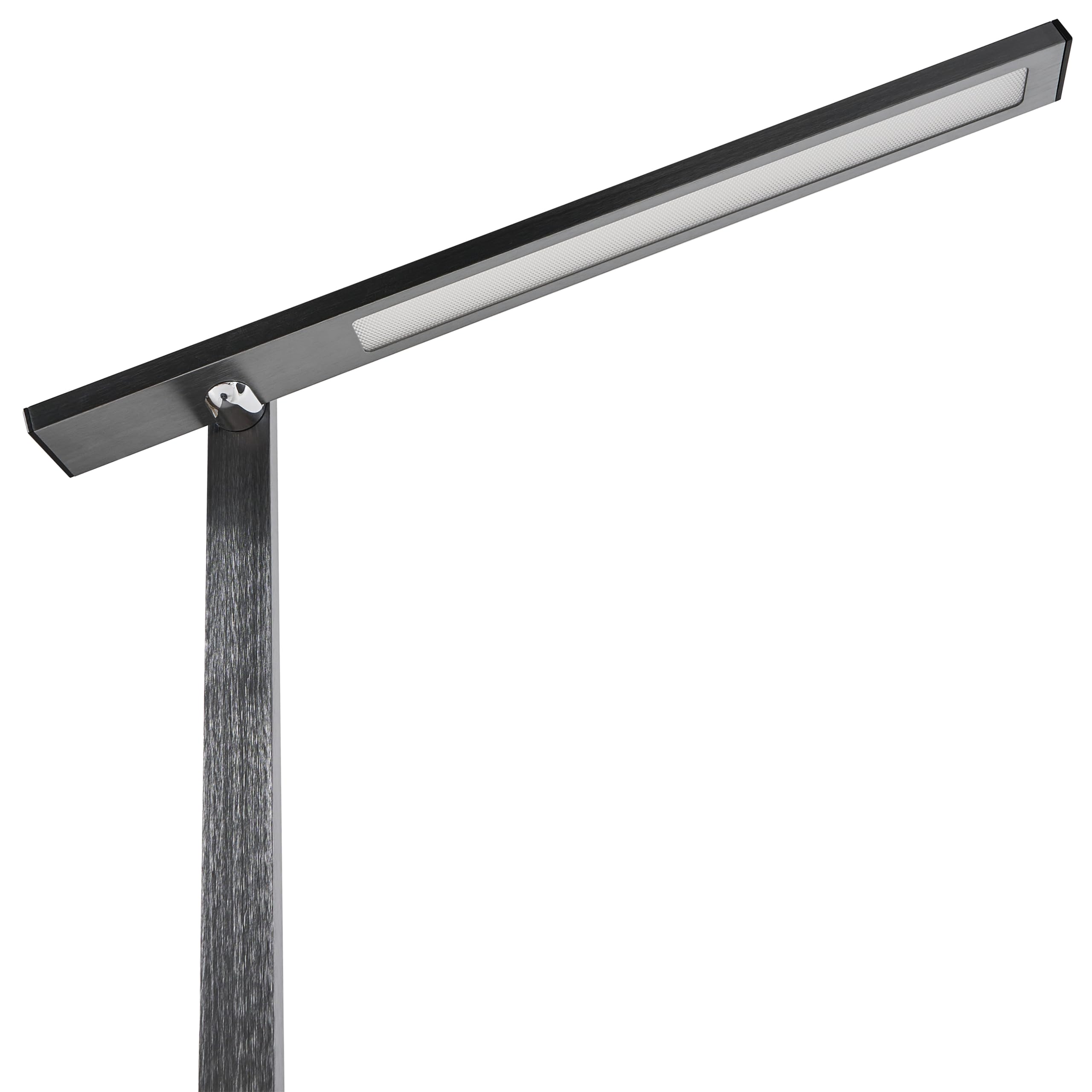 Beliani Schreibtischlampe LED grau verstellbar dimmbar modern für Homeoffice Cetus