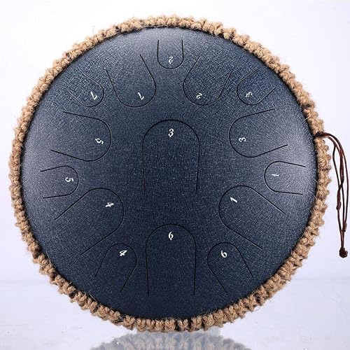 HLURU Steel Tongue Drum 15 Note 13 Inch