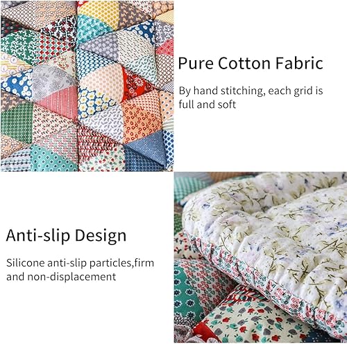 Miniatura 3 de Funda mullida para sofá, funda protectora de algodón para sofá, manta protectora de algodón grande a cuadros para mascotas, funda protectora de