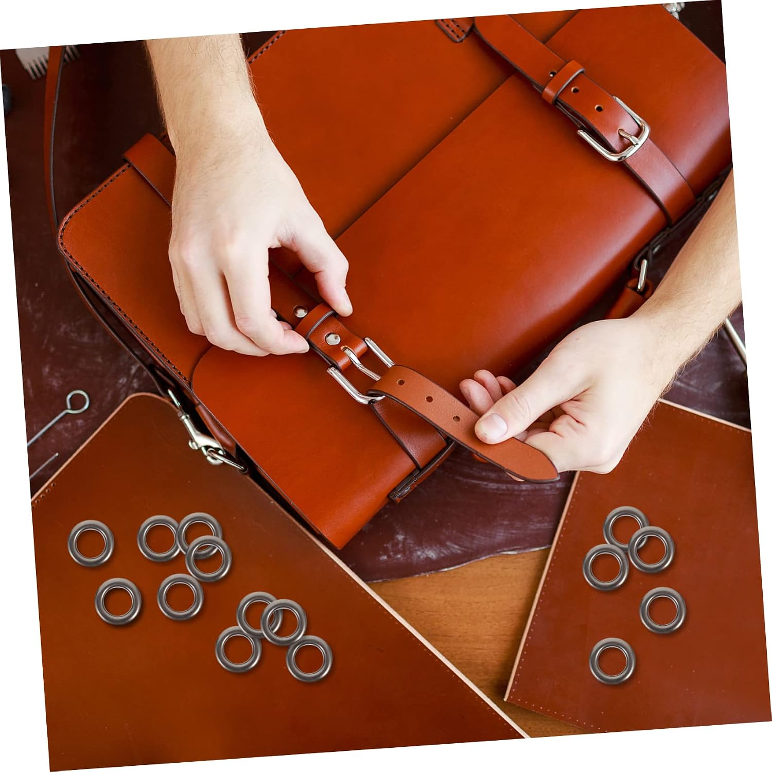 Operitacx 250sets Grommets for Desk Grommet Kit Eyelets DIY Eyelets for Sewing and Hanging