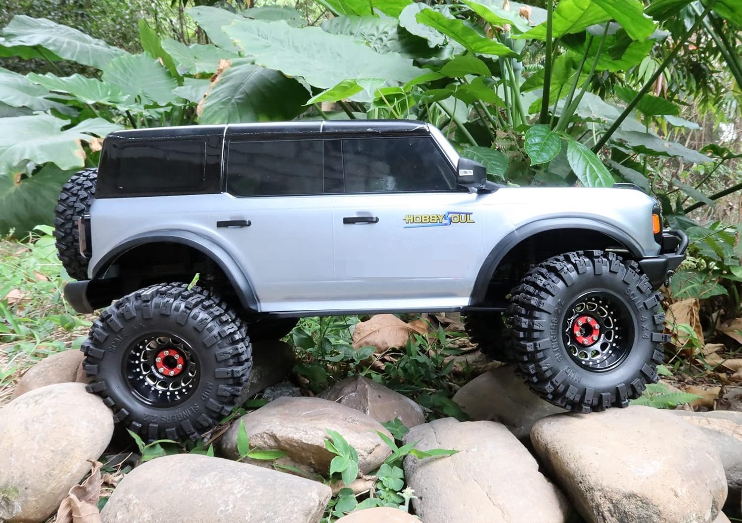 Amazon | HOBBYSOUL RC 2.2 マッドスリンガータイヤ 124mm & 2.2
