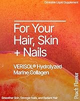 Vista 2 de BeMe Colágeno Líquido para Mujeres - 2500mg de Colágeno Verisol Líquido con Biotina, CoQ10 y Vitamina C - Péptidos de Colágeno Clínicamente Probados