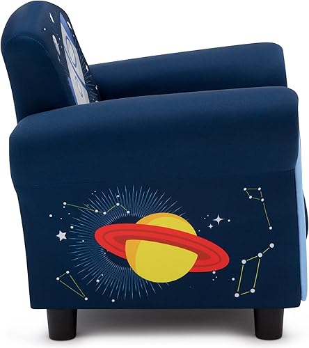 Miniatura 7 de Delta Children Space Adventures - Silla tapizada para niños, color azul