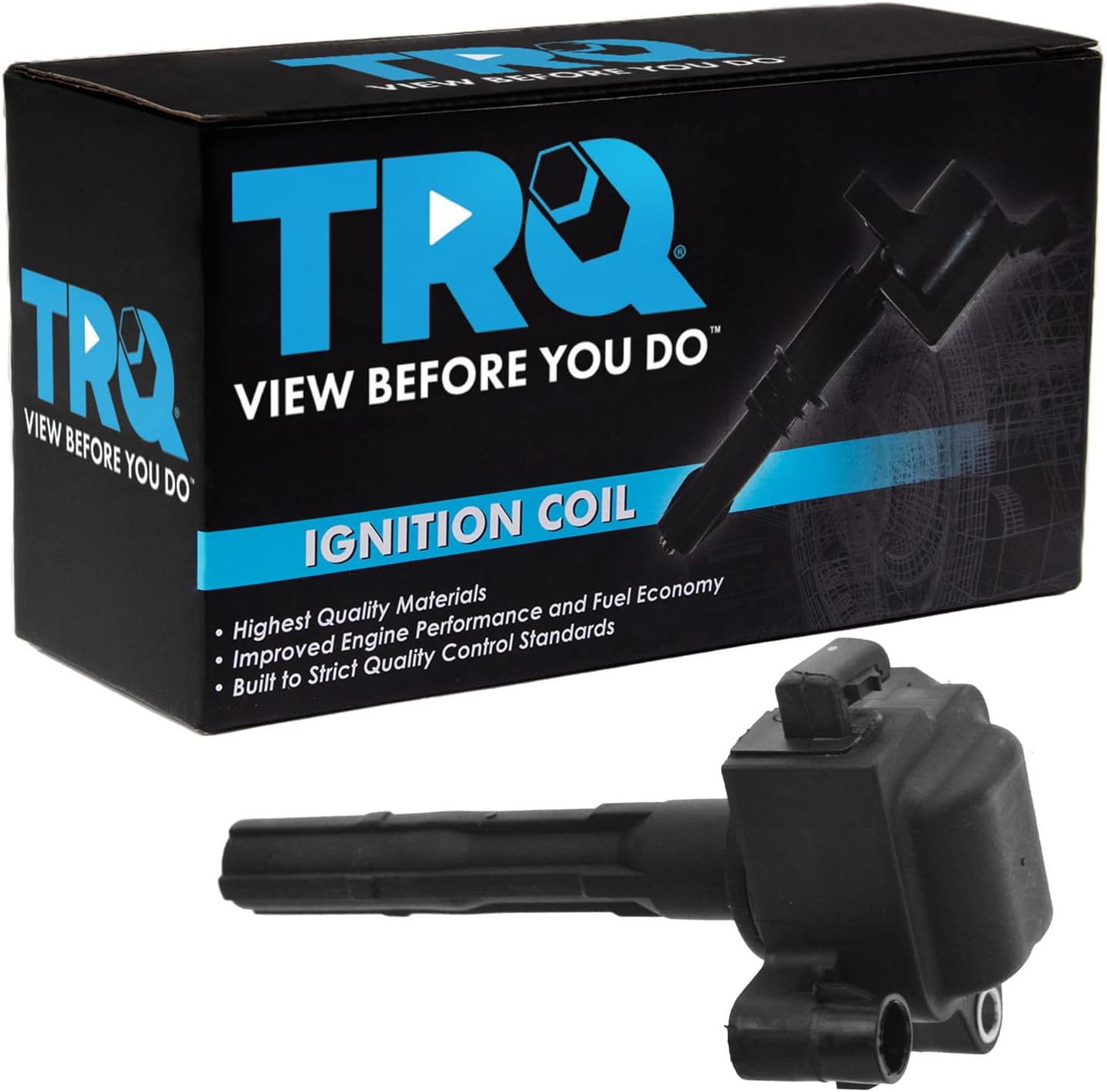 TRQ Ignition Coil Compatible with 1996-2001 Lexus ES300 1996-1999 Toyota Avalon Camry 1998-2000 Sienna 1999-2003 Solara