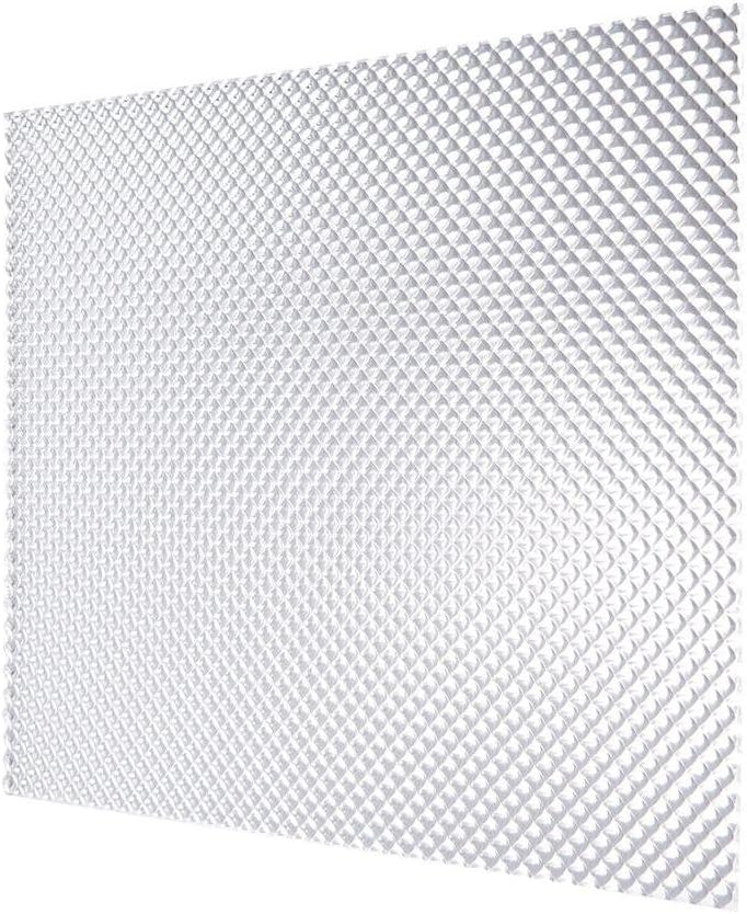 Lighting Panel Acrylic Cover - 2x2 Clear - Prismatic - 2 ft. x 2 ft. - 5 Pack – Fluorescent Light Covers for Kitchen