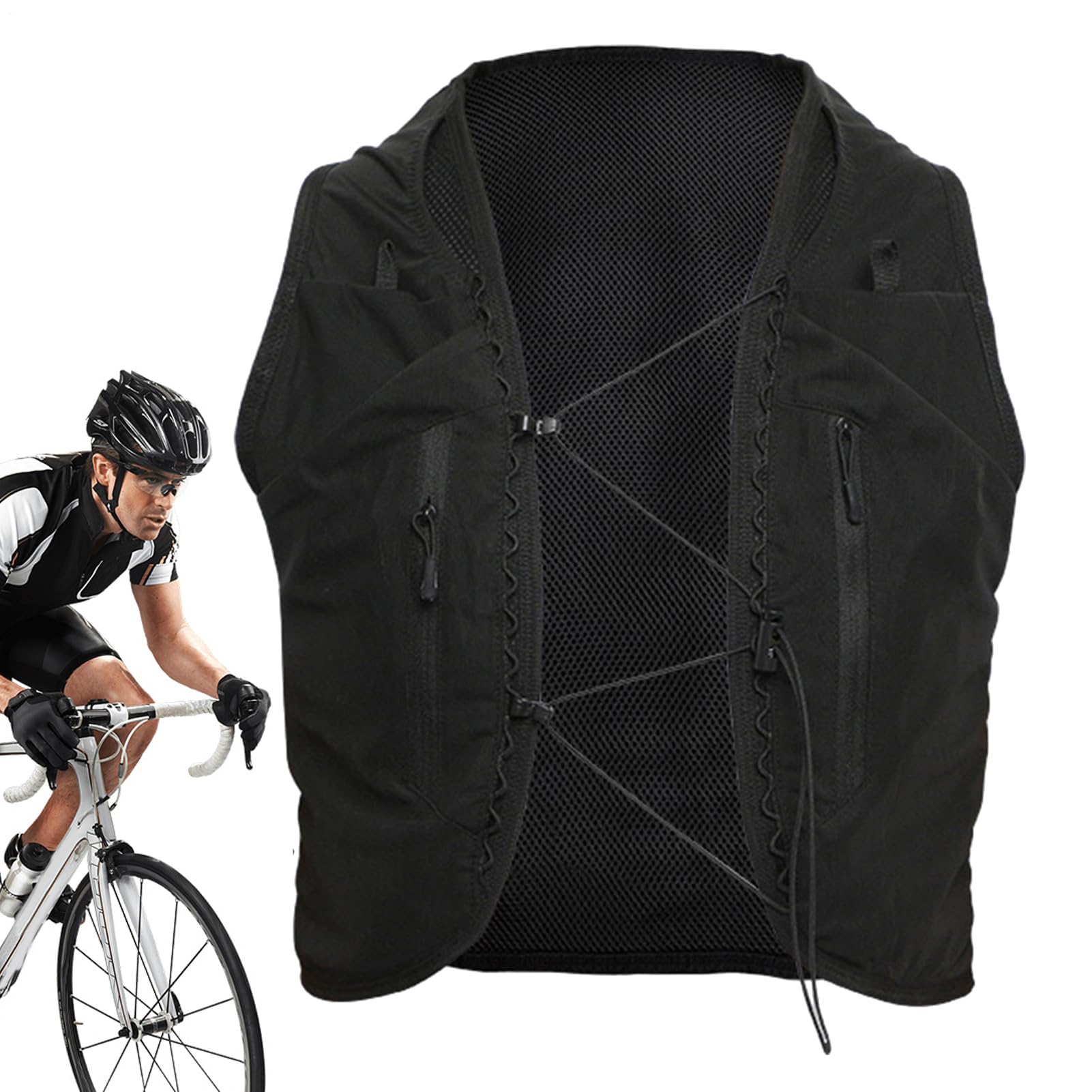 Riñonera Deportiva para Hombre, Bolsillo de Pecho para Correr