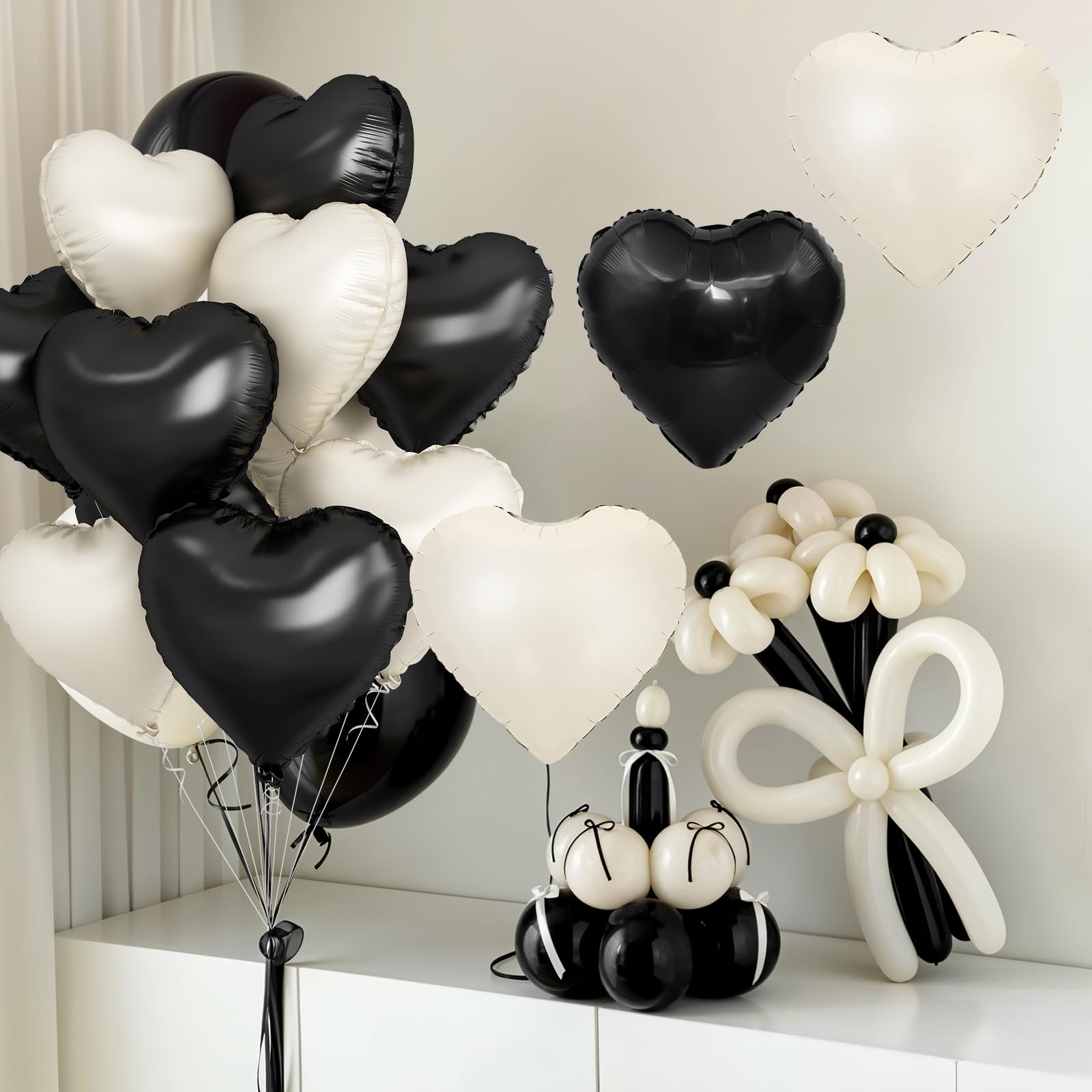 Amazon.co.jp: BTZO 風船 バルーン ハート型 10個セット アルミ風船