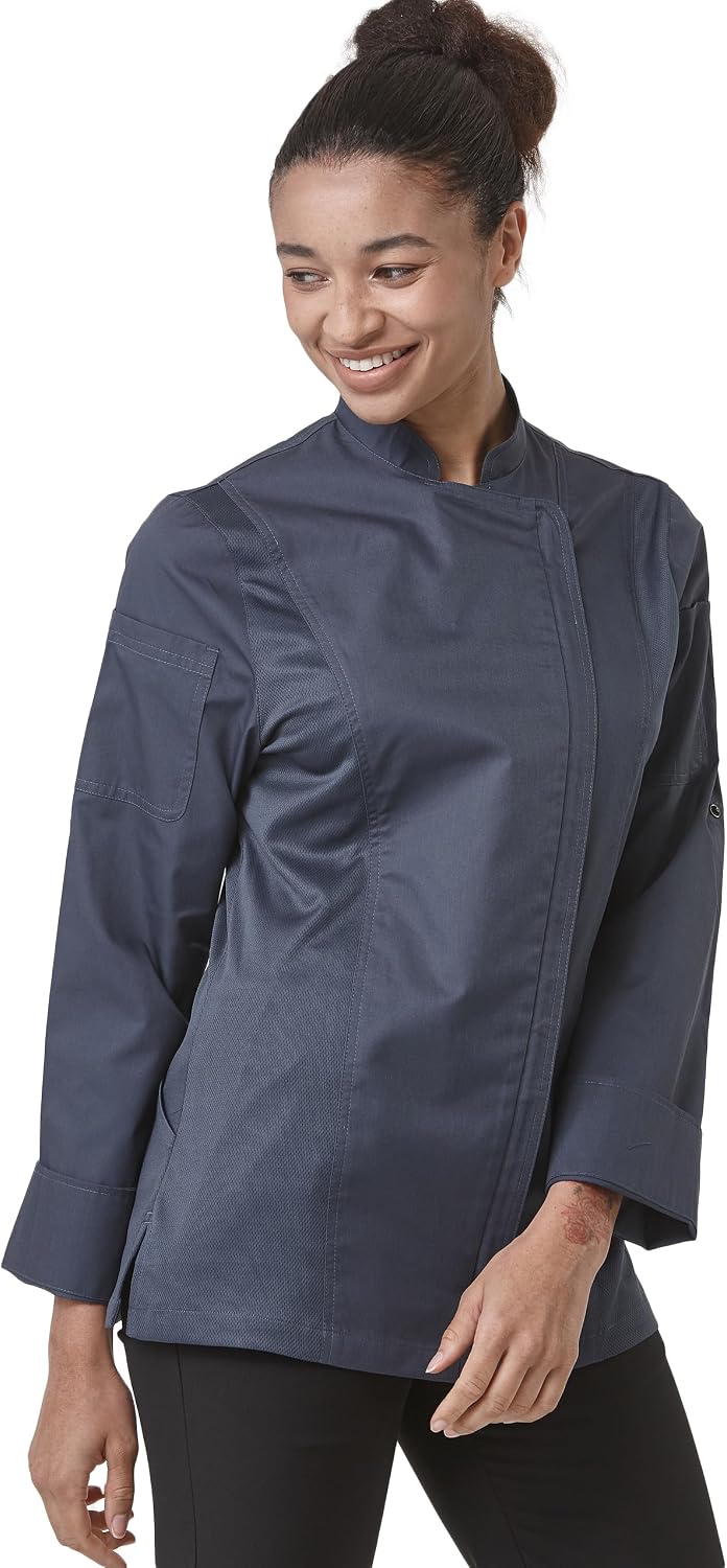 Women's Chef Coat Long Sleeve Jacket Lightweight Shirt 2947SJW