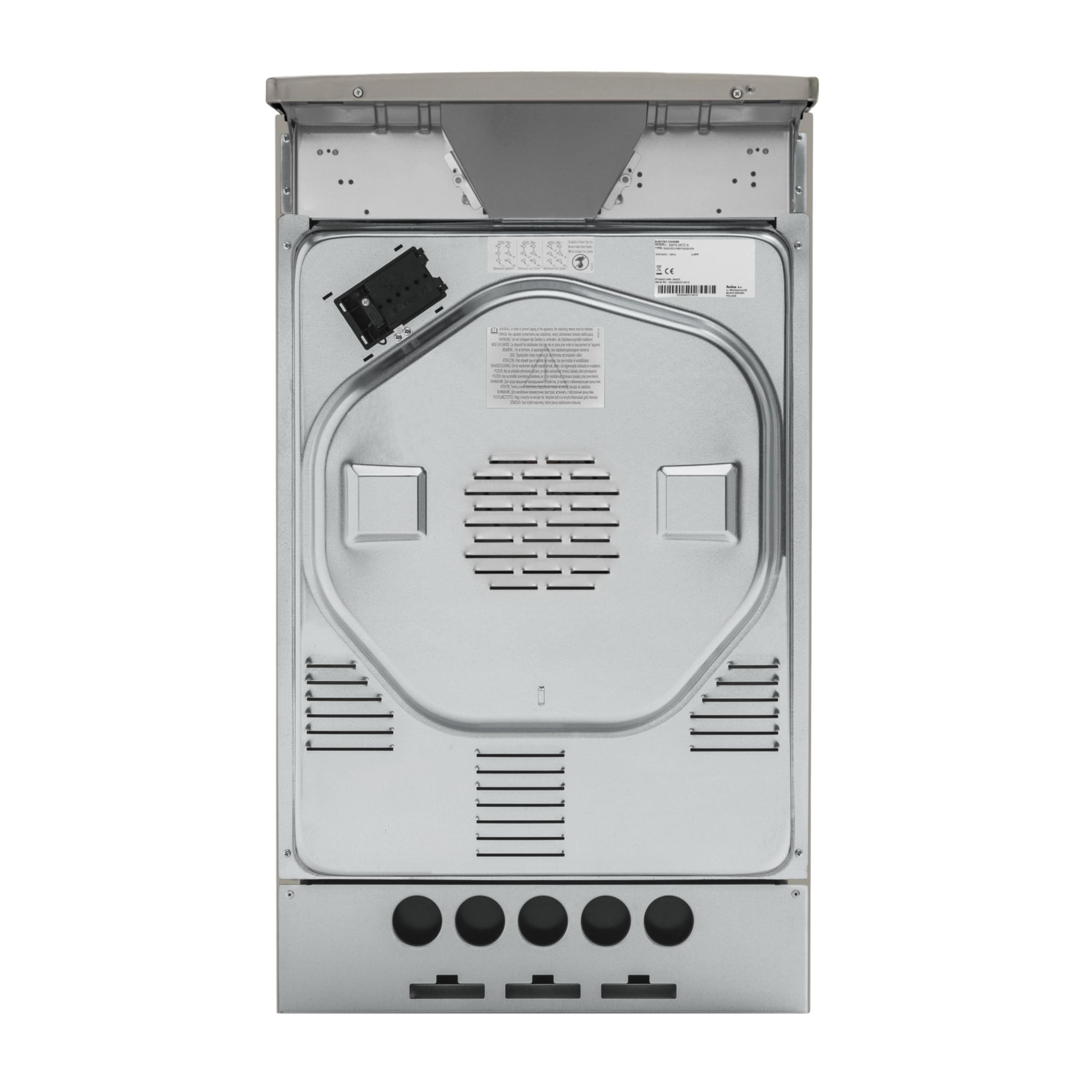 Amica SHC 903 001 E Standherd Elektro 50 cm Edelstahl SensorControl Timer Umluft Energieeffizienzklasse A