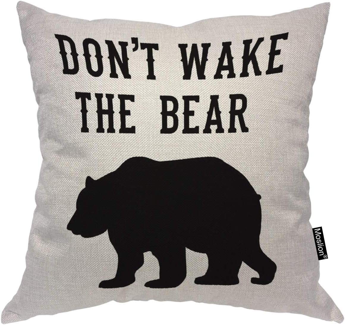 bear throw pillow
