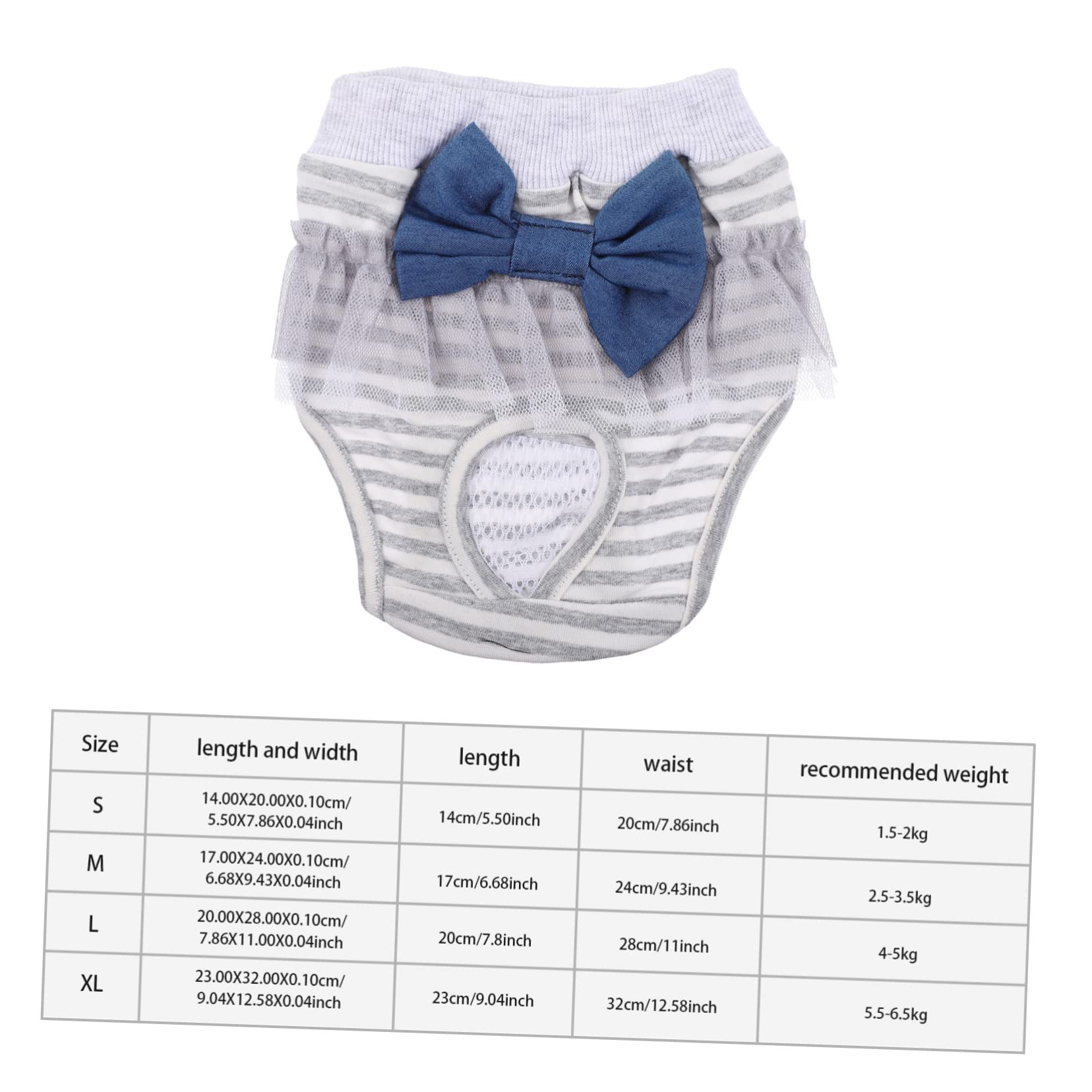 FONDOTIN Dog Period Diapers Female Washable Soft Comfortable Large Size Protect Your Home from Stains Made of Cotton