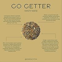 Vista 5 de GO GETTER - Té de hojas sueltas prémium de menta mate