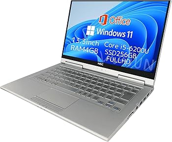 NEC VersaPro 13.3インチ ノートPC Amazon.co.jp: 【整備済み品】 NECノートパソコンVersaPro Vシリーズ