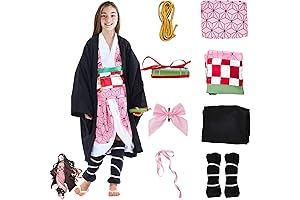 Tanjiro Costume for Kids 10-12 with Sword: Unleash the Demon Slayer Within