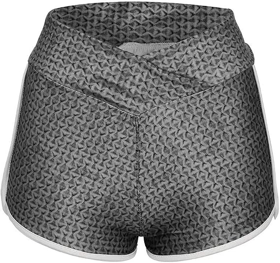 XUETON Women High Waist Leggings Yoga Shorts Basic Slip Bike Compression Workout Yoga Short Pant Pilates