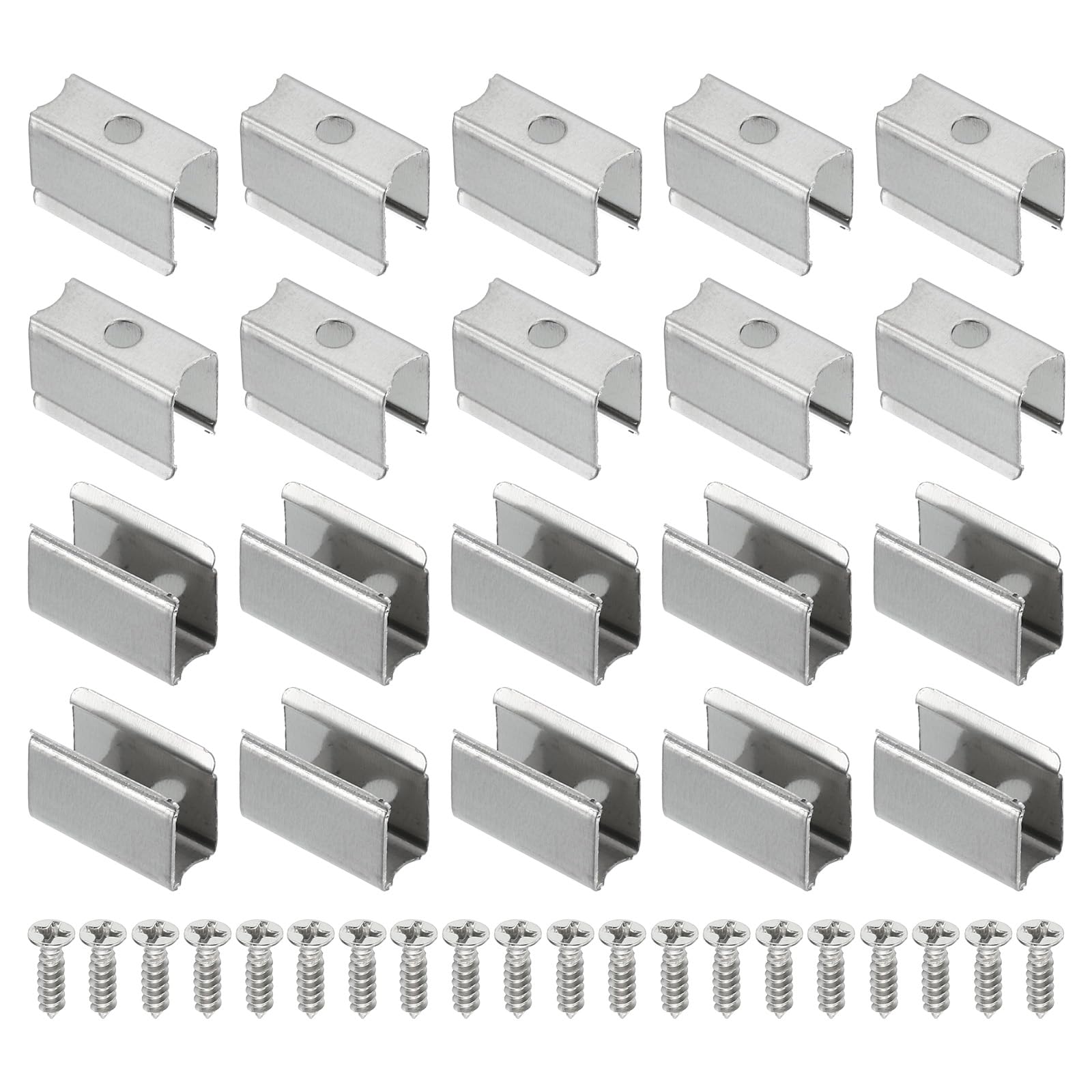 30 Clip Di Montaggio Per Strisce LED, Clip Per Luci A Corda Al Neon Staffe Di Montaggio Con Viti Per Luci Larghe 5 6 Mm~p222502758