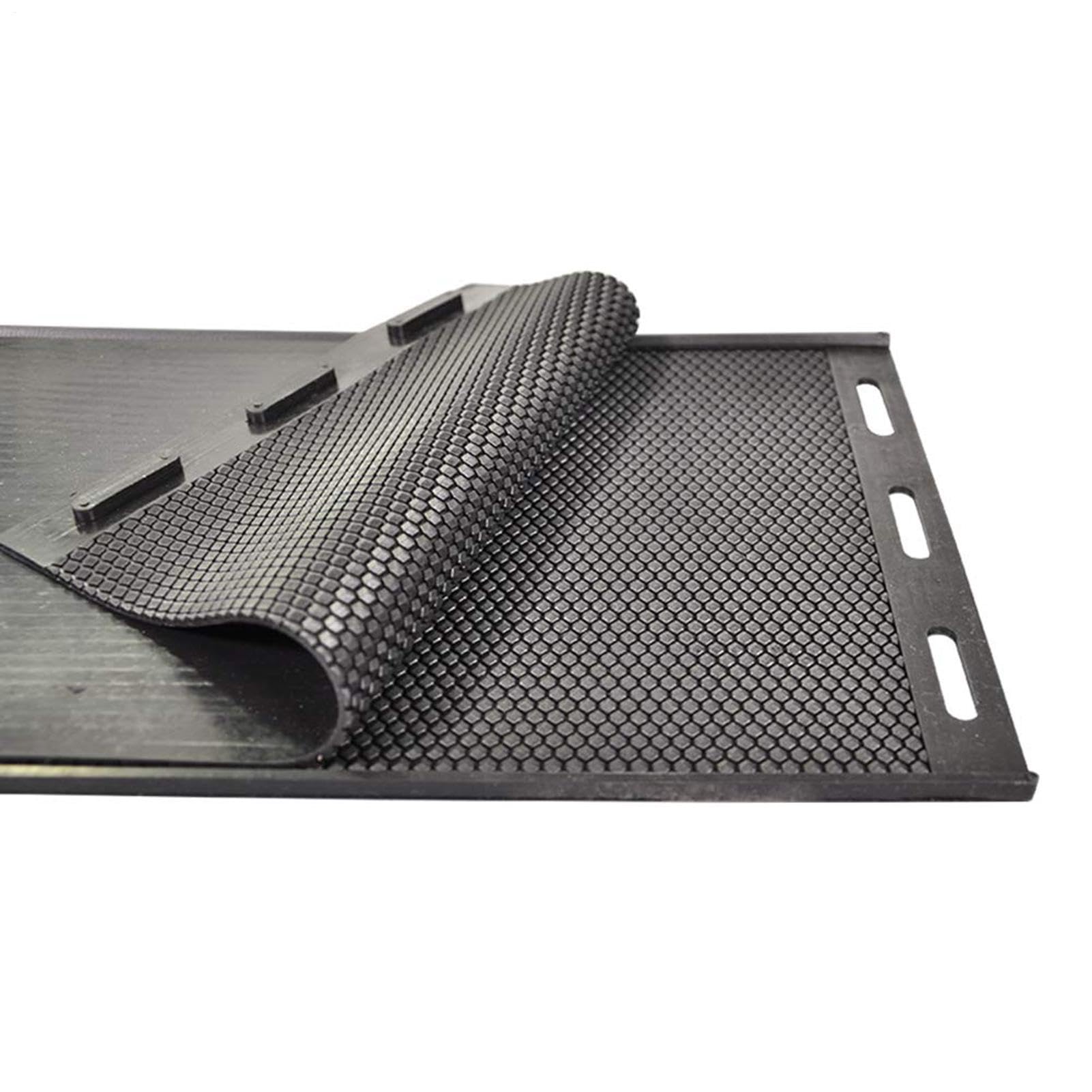 Beeswax Mold - Build Foundation Sheets For Brood Box Frames, jt Black Flexible Honeycomb Hexagonal Textured Grid, 2 Piece Set Multi Functional Component Bundle, Food Grade Supple Silicone Material Un