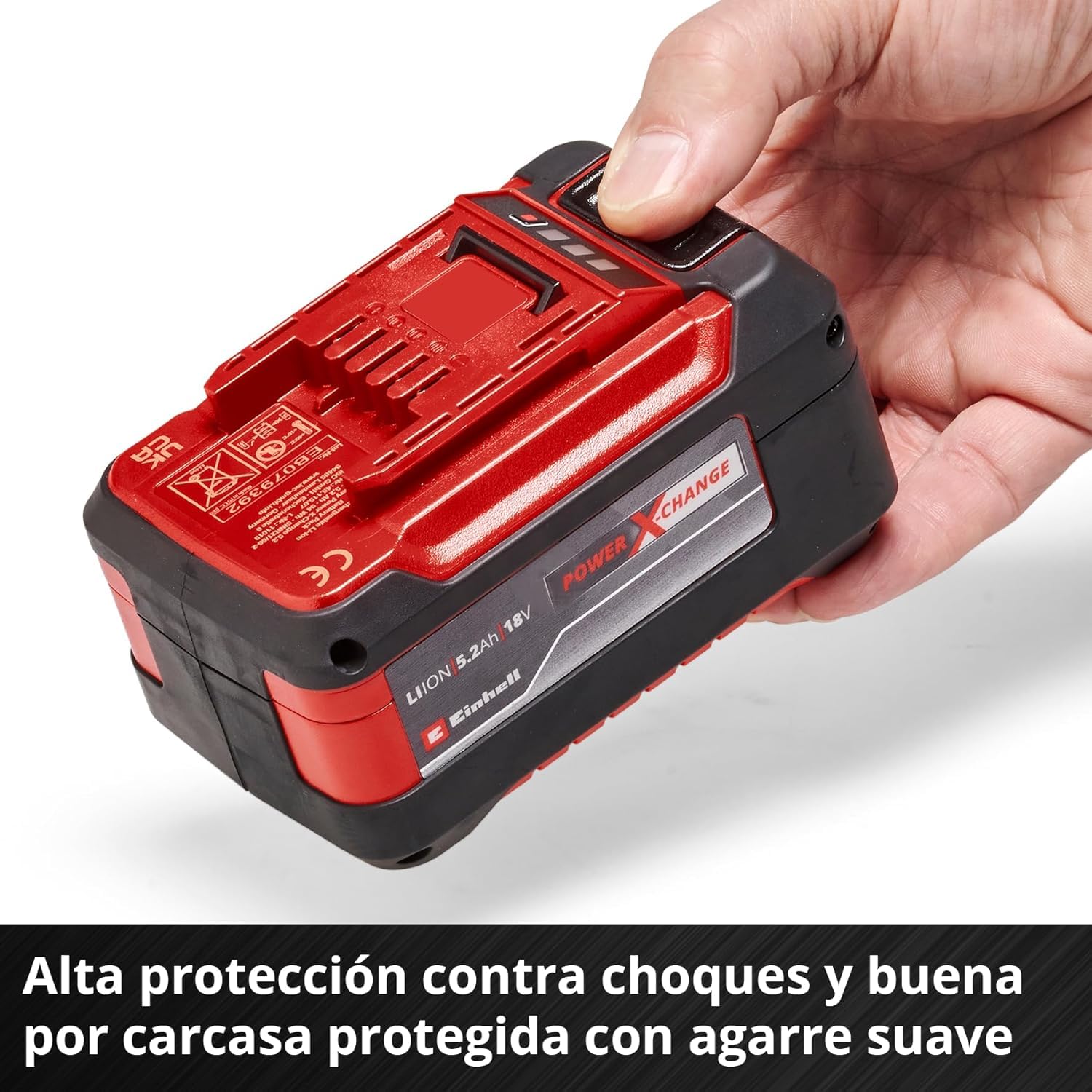 Original Einhell Kit de Principiantes de batería 5,2 Ah y Cargador Power X-Change (Iones de Li, 18 V, 100 min Tiempo de Carga, Adecuado para Todos los Equipos Power X-Change)
