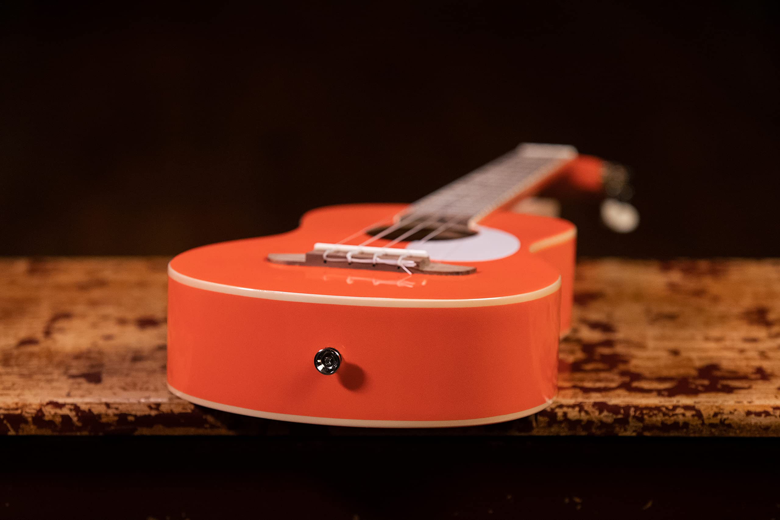 Ortega Guitars Ukulele Tenore arancione - Serie Gaucho - include Gig Bag - legno di Agathis (RUGA-ORG)