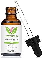 Vista 1 de Serum con Vitamina C Amara Organics para rostro 20% con ácido hialurónico y Vitamina E, 1 fl.