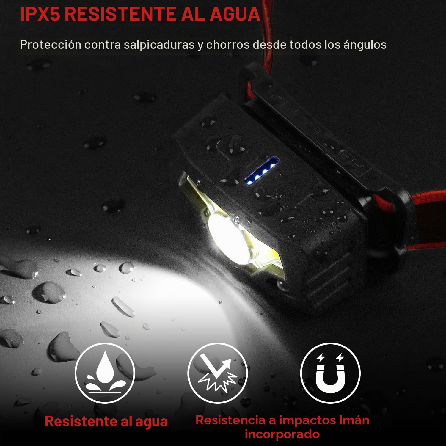 HEARMOR Casco de protección LED ABS para construcción, casco forestal para adultos, certificado EN397 y EN12492, absorción de impactos, resistencia a la penetración