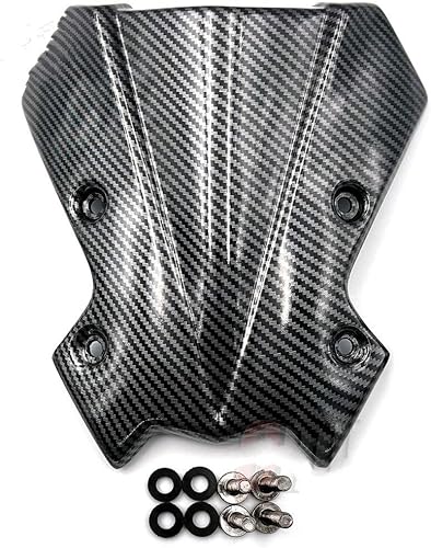 Miniatura 3 de Wind Deflectors Motorcycle Carbon Fiber Nose Fairing WindScreen Windshield Viser Visor Wind Deflector for Kaw&asaki Z900 Z-900 2020 2021 Z 900