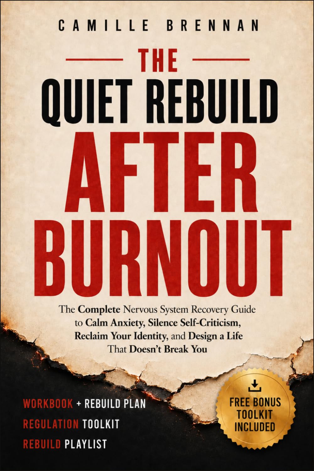 The Quiet Rebuild After Burnout: THE COMPLETE NERVOUS SYSTEM RECOVERY GUIDE FOR WOMEN TO CALM ANXIETY, SILENCE SELF CRITICISM, RECLAIM YOUR IDENTITY AND DESIGN A LIFE THAT DOESN’T BREAK YOU