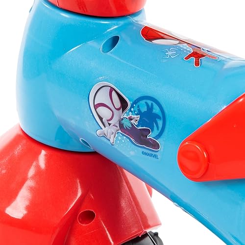 Miniatura 6 de Huffy Marvel Spidey and His Amazing Friends - Triciciclo para niños con luz, ideal para mayores de 3 años, función de luz LED, almacenamiento debajo