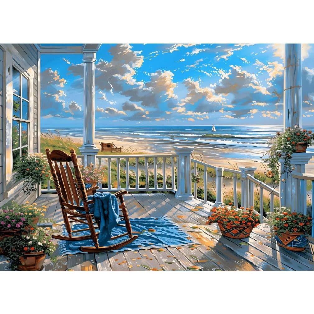 Eiazuiks Diamond Art Kits for Adults, Diamond Painting Kits for Adults 5D DIY Full Drill Diamond Dots for Gift Wall Decor and Relaxation Gem Arts