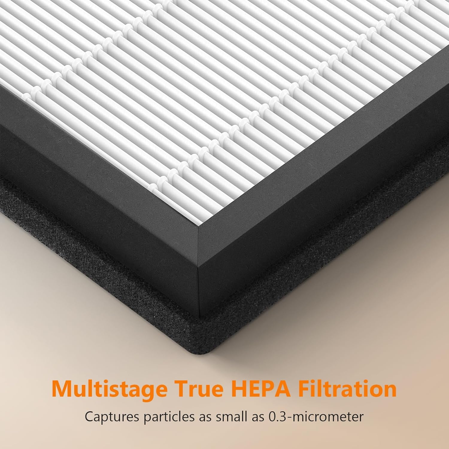 2 Pack K2 Replacement Filter Compatible with LUNINO K2 Air Purifier, 3 Stage HEPA with Washable Pre-Filter - Image 6