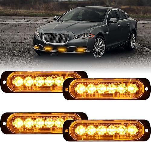 XT Auto - Luz estroboscópica de advertencia (6 luces LED)