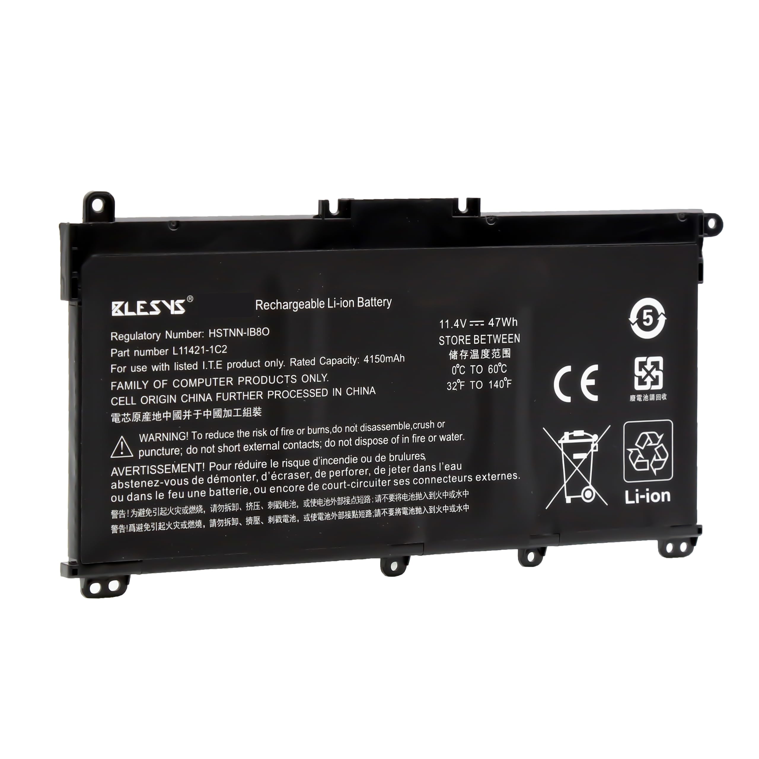 BLESYS Batería portátil para HP 14-dk0xxx 14-dk0001ns 14-dk0011ns 14-dk0002ns 14-dk0004ns 14-dk0009ns 14-dk0029ns 14-dk0030ns 14-dk1005ns 14-dk 14-dk1xxx 14-dk1