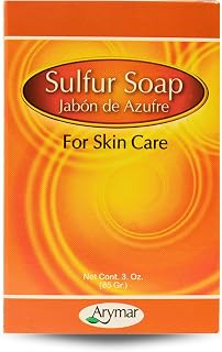 Arymar Sulfur Soap for Skincare, 3 oz - Natural Purifying Bar for Clear, Healthy Skin