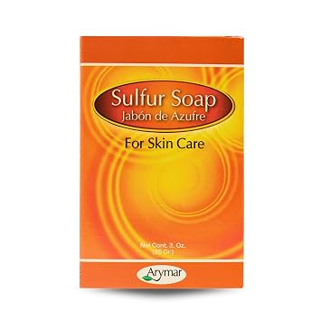 Arymar Sulfur Soap for Skincare, 3 oz - Natural Purifying Bar for Clear, Healthy Skin