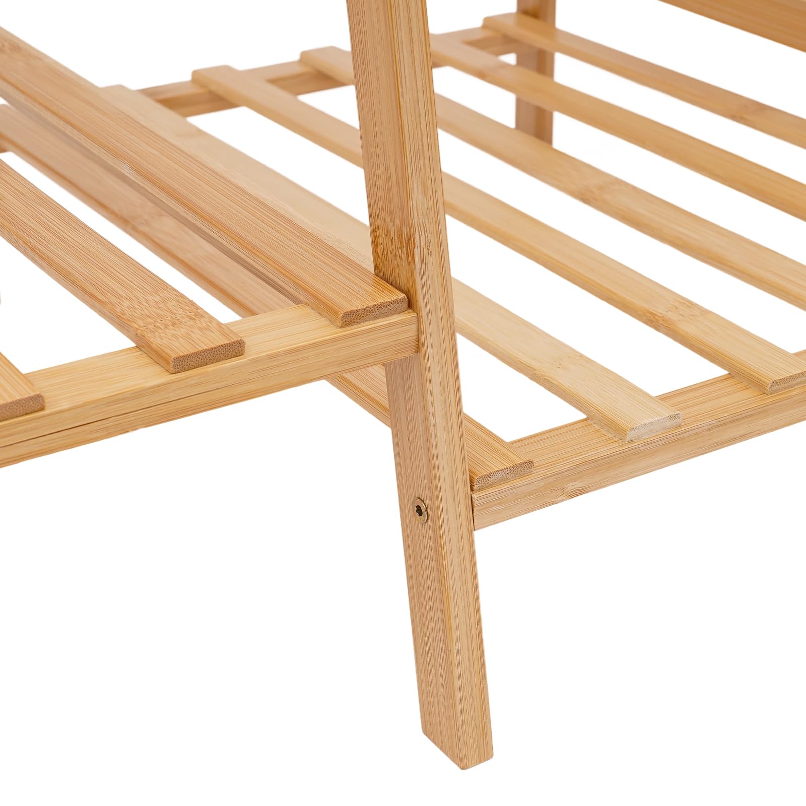 Appendiabiti espandibile con ripiani, 4 appendiabiti, 9 ripiani, per lavanderia, balconi, camere da letto e negozi di abbigliamento (160 × 40 × 140 cm)