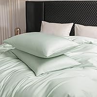 Vista 98 de MooMee Queen Duvet Cover Set, 100% Extra Long Staple Cotton 600 Thread Count Sateen Silky Soft Breathable Durable Luxury Hotel Quality Bedding Set