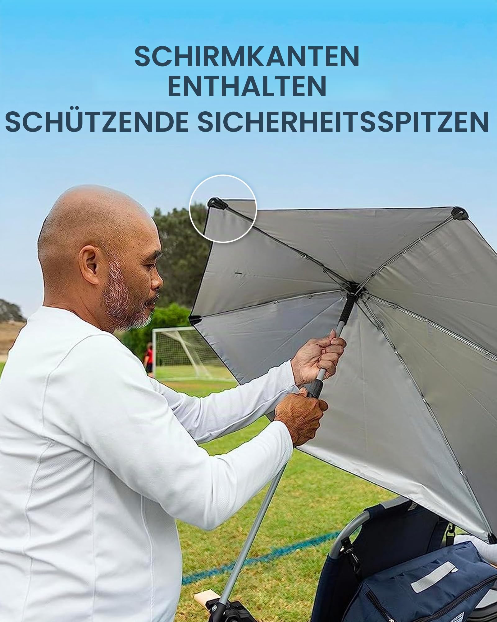Sport-Brella Versa-Brella Sonnenschirm UPF 50+ Sonnenschutz 96cm x 100cm