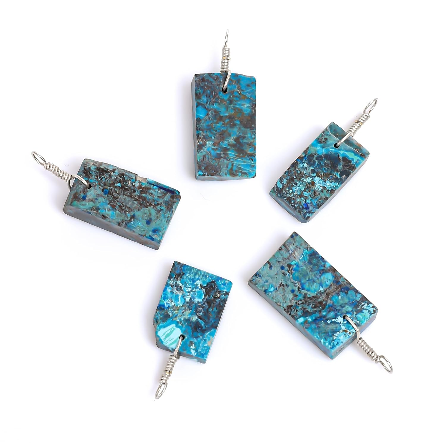 YASHEE Shattuckite Raw Pendant Necklace, Natural Rough Gemstone, Women Jewelry, Energy Healing Crystals, Calm Chakra, Birthstone, Gift for Women, Silver Plated Jewelry 18 inch,... - Image 5