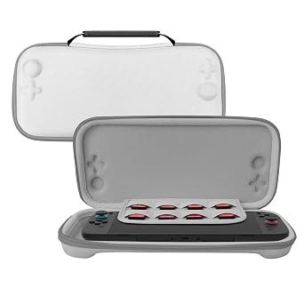 Anleo Carrying Case for Nintendo Switch 2 2025, Switch 2 Large Capacity Protective Hard Case Portable Travel Bag with 8 Game Card Slots Gray