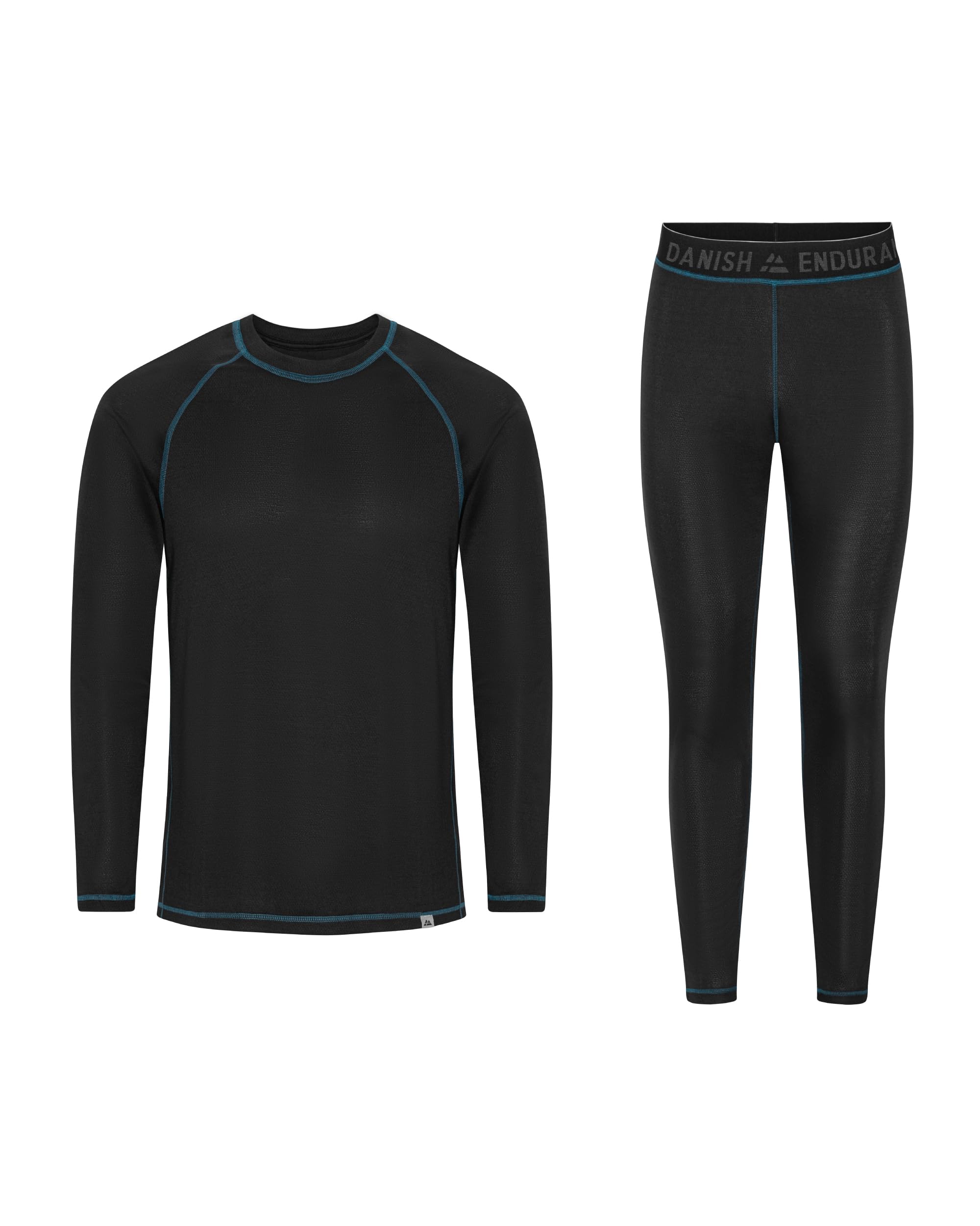 DANISH ENDURANCE Completo Maglia e Pantaloni Termici Uomo e Donna, Intimo Termico per Sci, Trekking