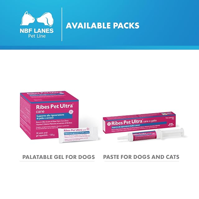 Foto 6 de 7 de NBF Lanes - Ribes Pet Ultra Perro y Gato, Pasta Apetible 30 g, Apoyo a la regeneración de la Piel…