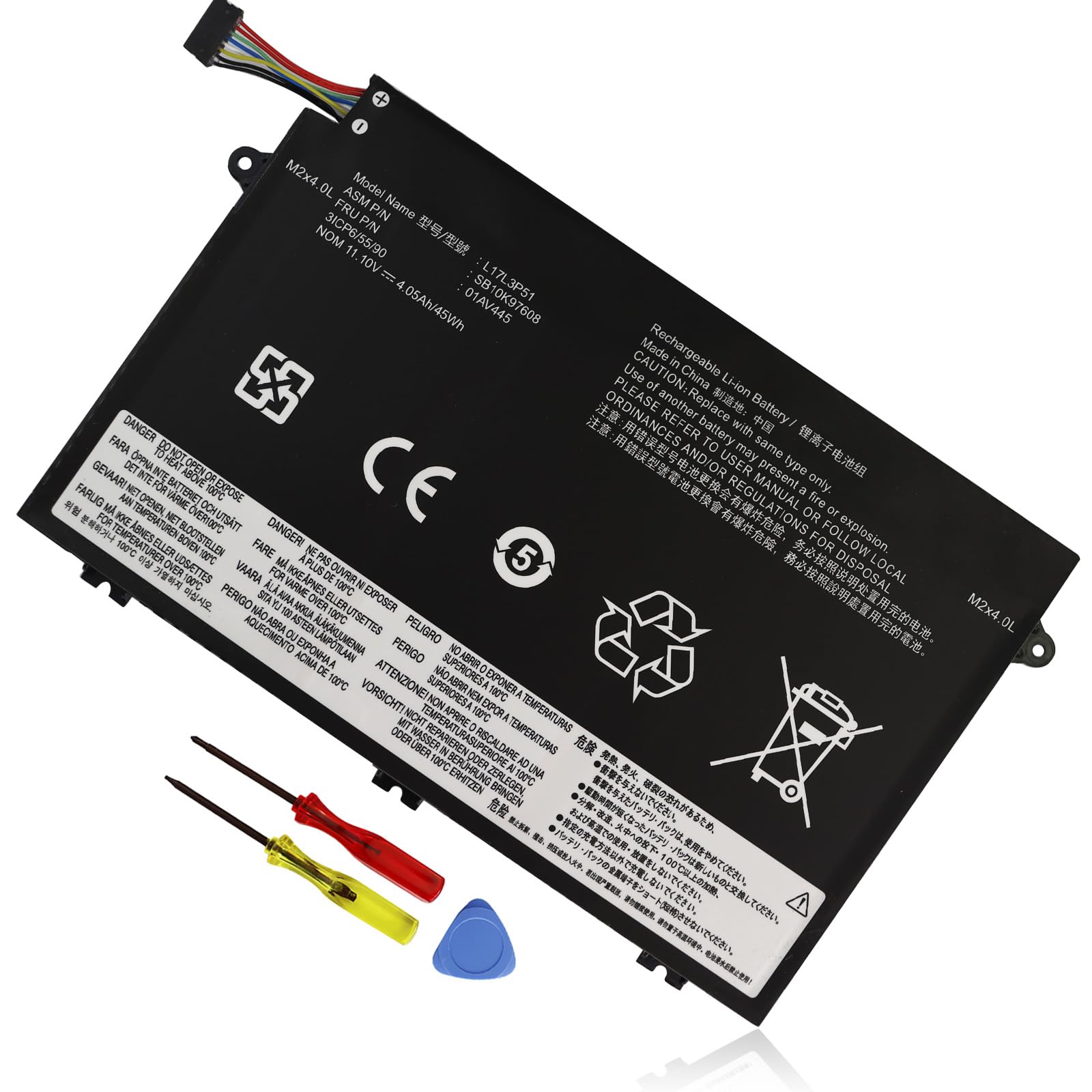 Amazon.com: 45Wh L17L3P51 01AV445 Laptop Battery for Lenovo Amazon.com: 45Wh L17L3P51 01AV445 Laptop Battery for Lenovo