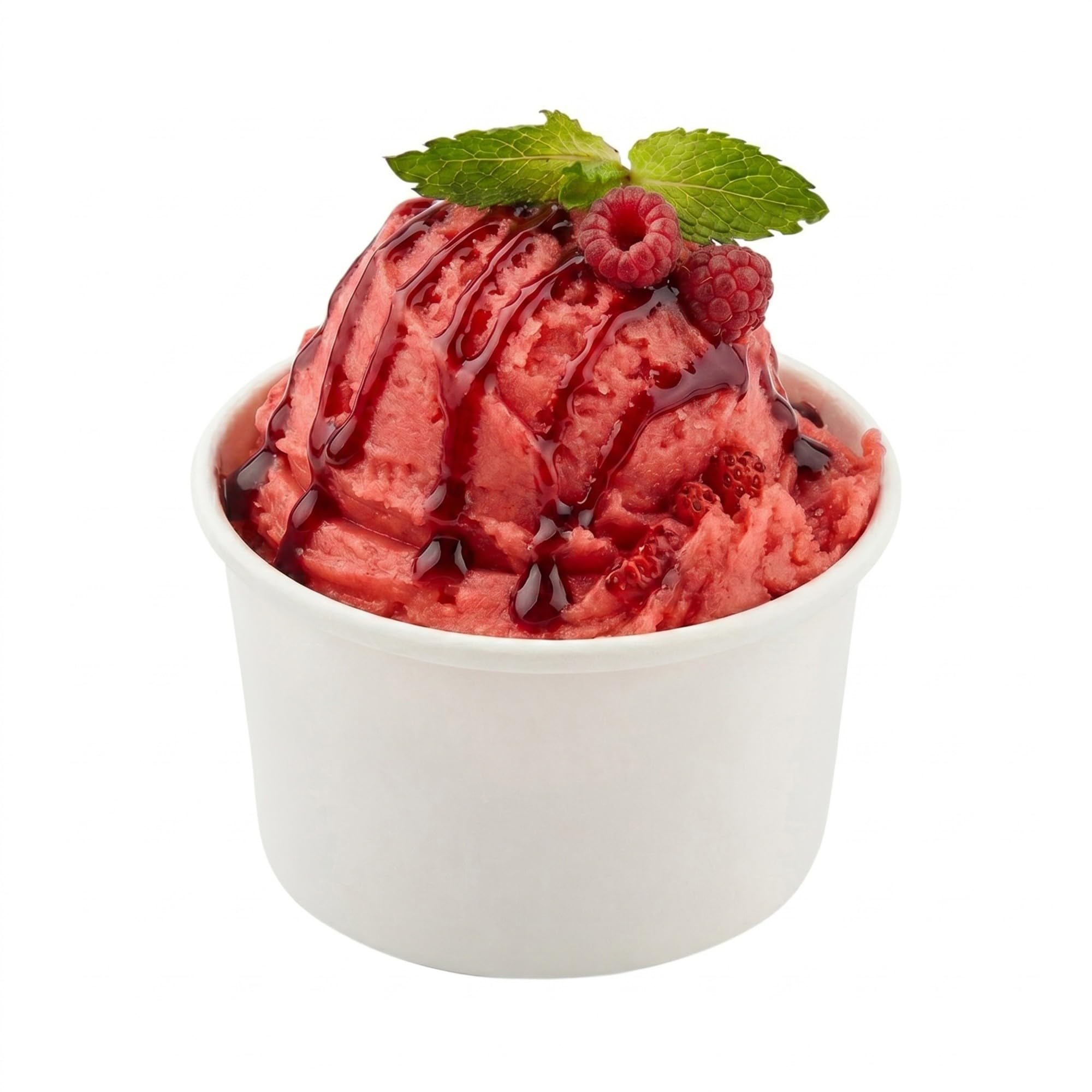 Coppetta 5-Ounce Dessert Cups, 50 Disposable Ice Cream Cups - Lids Sold Separately, Sturdy, White Paper Frozen Yogurt Bowls, For Hot And Cold Foods, Perfect For Gelato Or Mousse - Restaurantware