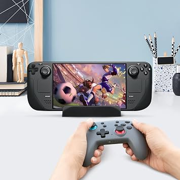 Logitech G Cloud Gaming Handheld Bracket Dock Holder Steam Deck Switch Tablet Black Folding