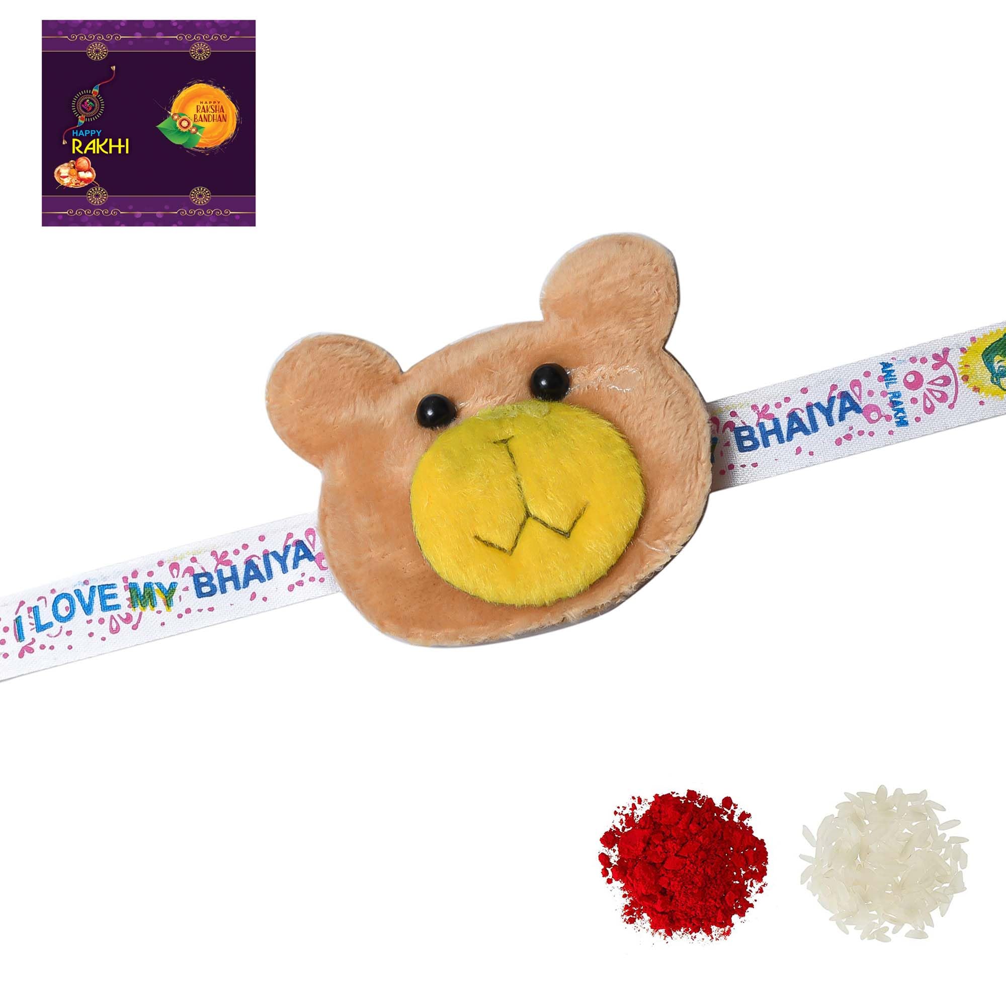 RA-Rock Teddy Bear Light Rakhi for Kids Litter Brother and Sister | Rakshybandhan (B0C9LYM3WW) Amazon Price History, Amazon Price Tracker