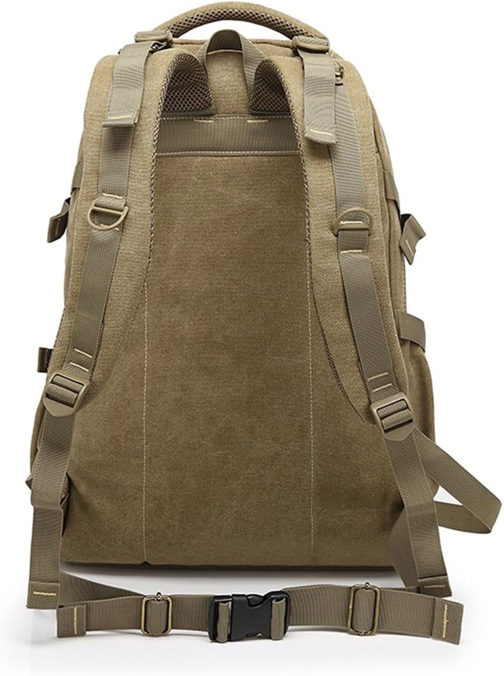 Backpack for Men Canvas Laptop Backpack Zipper Rucksacks for Travel, School, and College Use