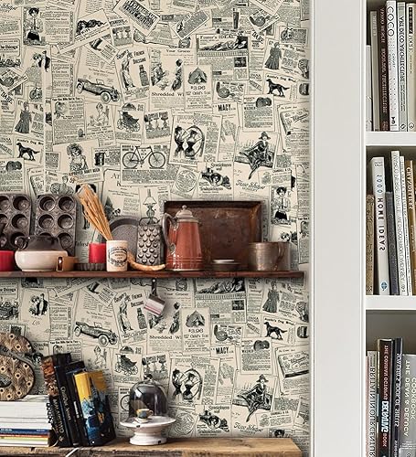 Miniatura 9 de 1683-3 - Papel tapiz para despegar y pegar, póster vintage de venta de automóviles, letrero de lata de 17.7 pulgadas x 9.8 pies, vinilo extraíble,