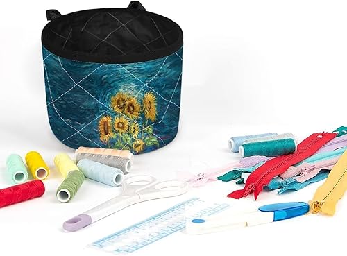 Miniatura 139 de Tapetes para máquina de coser de girasol y colibrí para mesa con bolsillos, para máquinas de coser de Acción de Gracias, alfombrillas para reducir