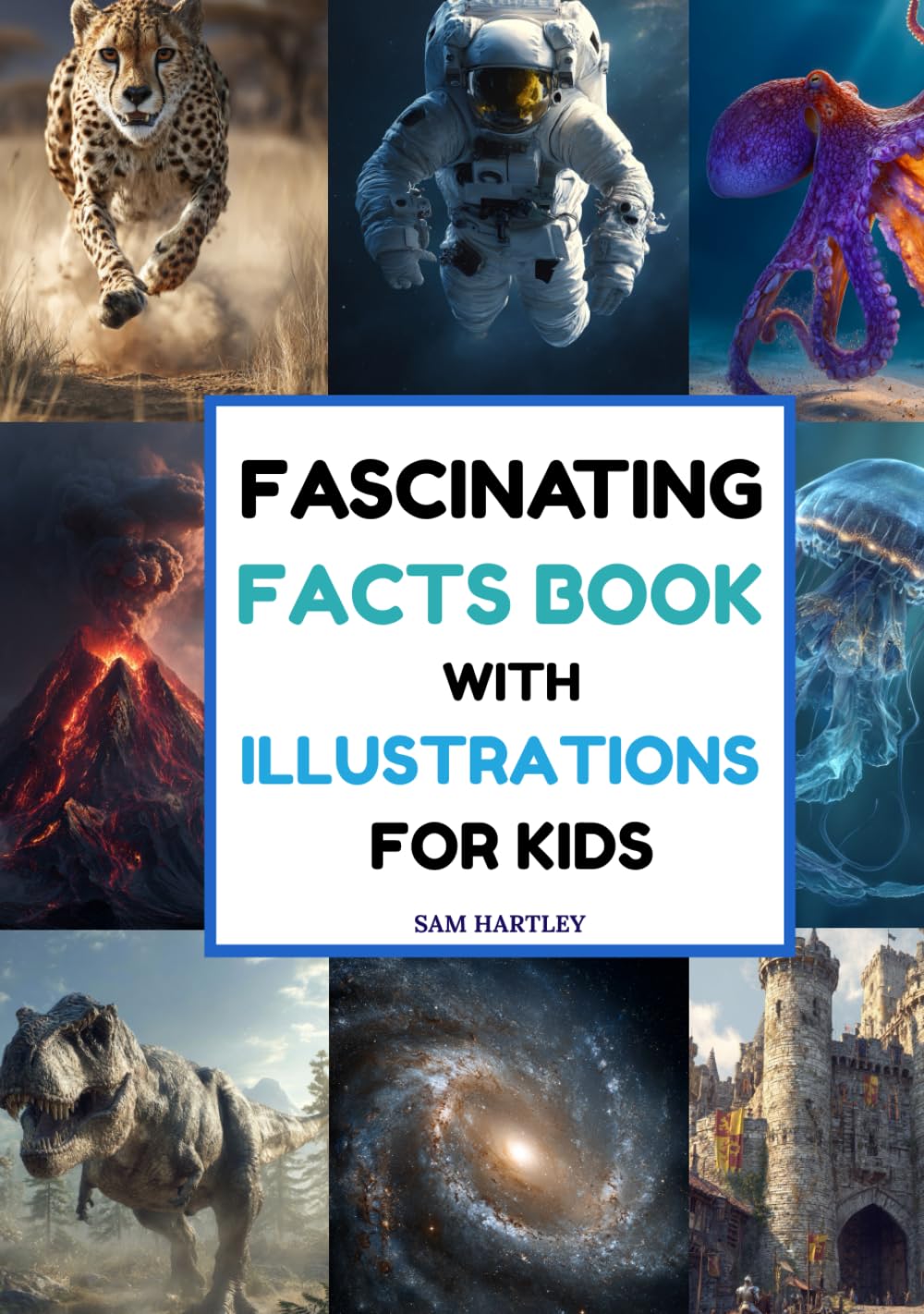 Fascinating Facts Book with Illustrations for Kids: Amazing & Interesting Facts to Fuel Curious Young Imaginations | Discover Space, Oceans, Animals, Geography & History | Ages 8-12